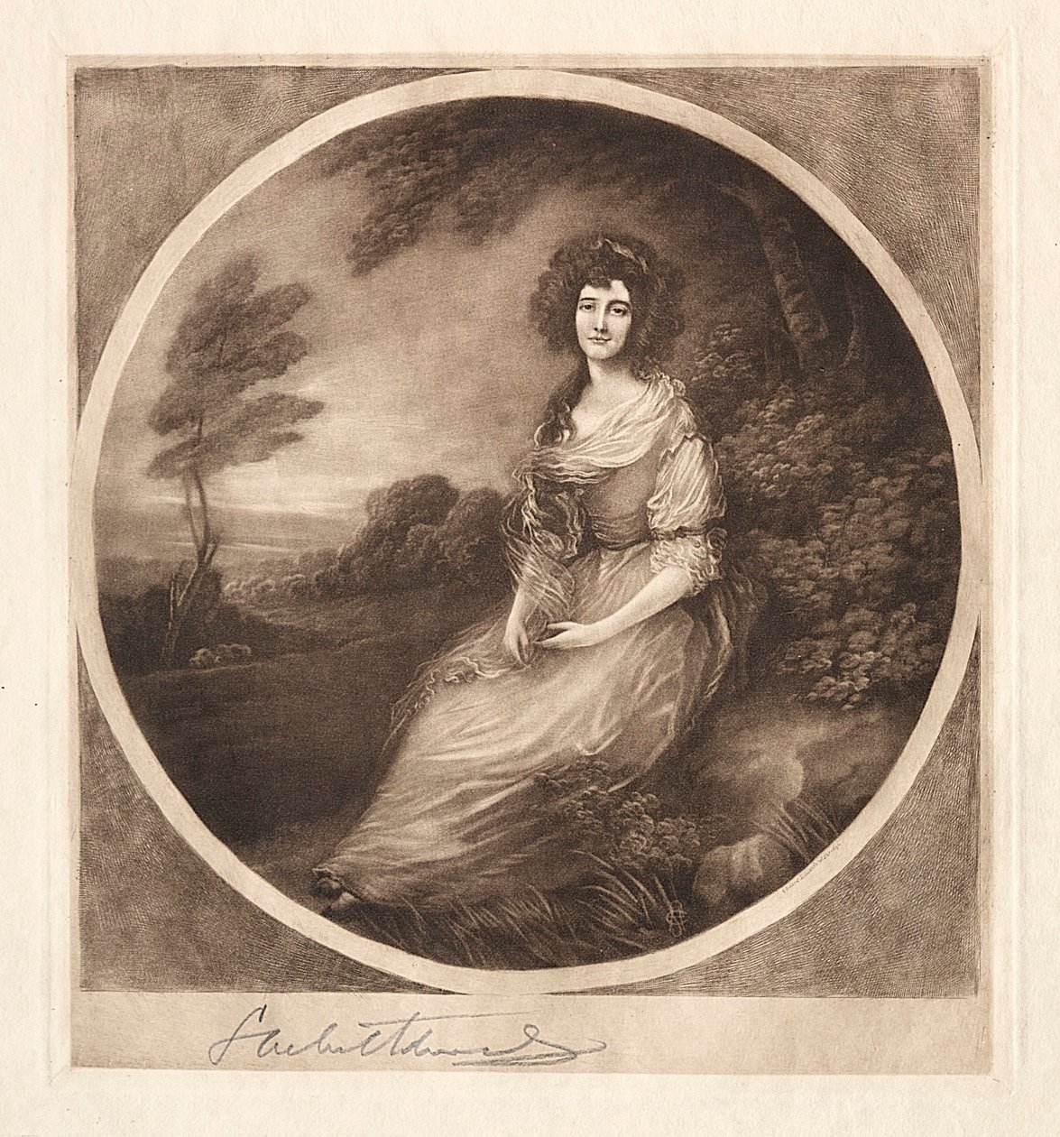 Mrs. Sheridan, 1800-1900-talet. av Samuel Arlent Edwards