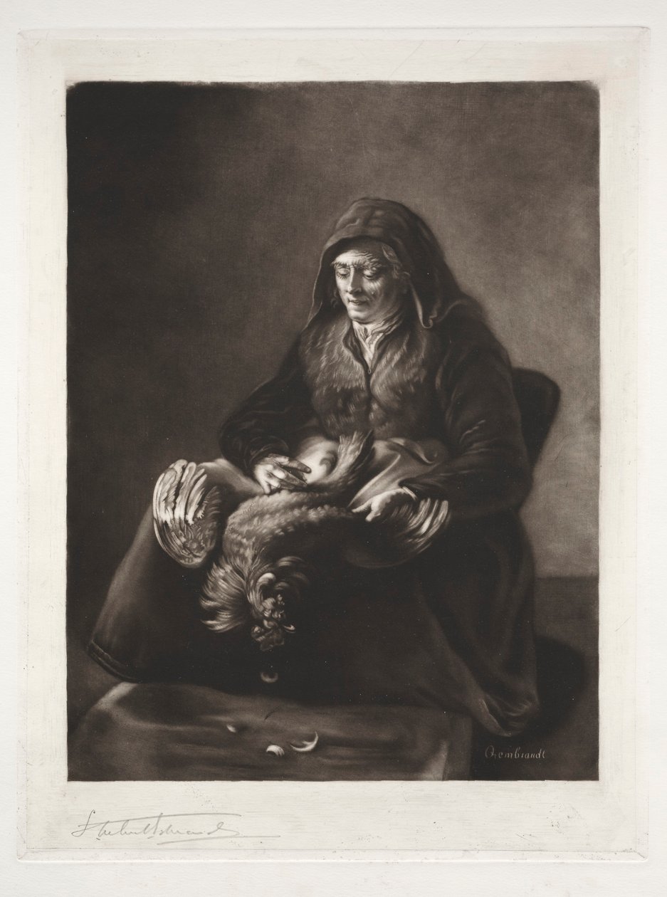 Rembrandts mor, 1800-1900-talet. av Samuel Arlent Edwards