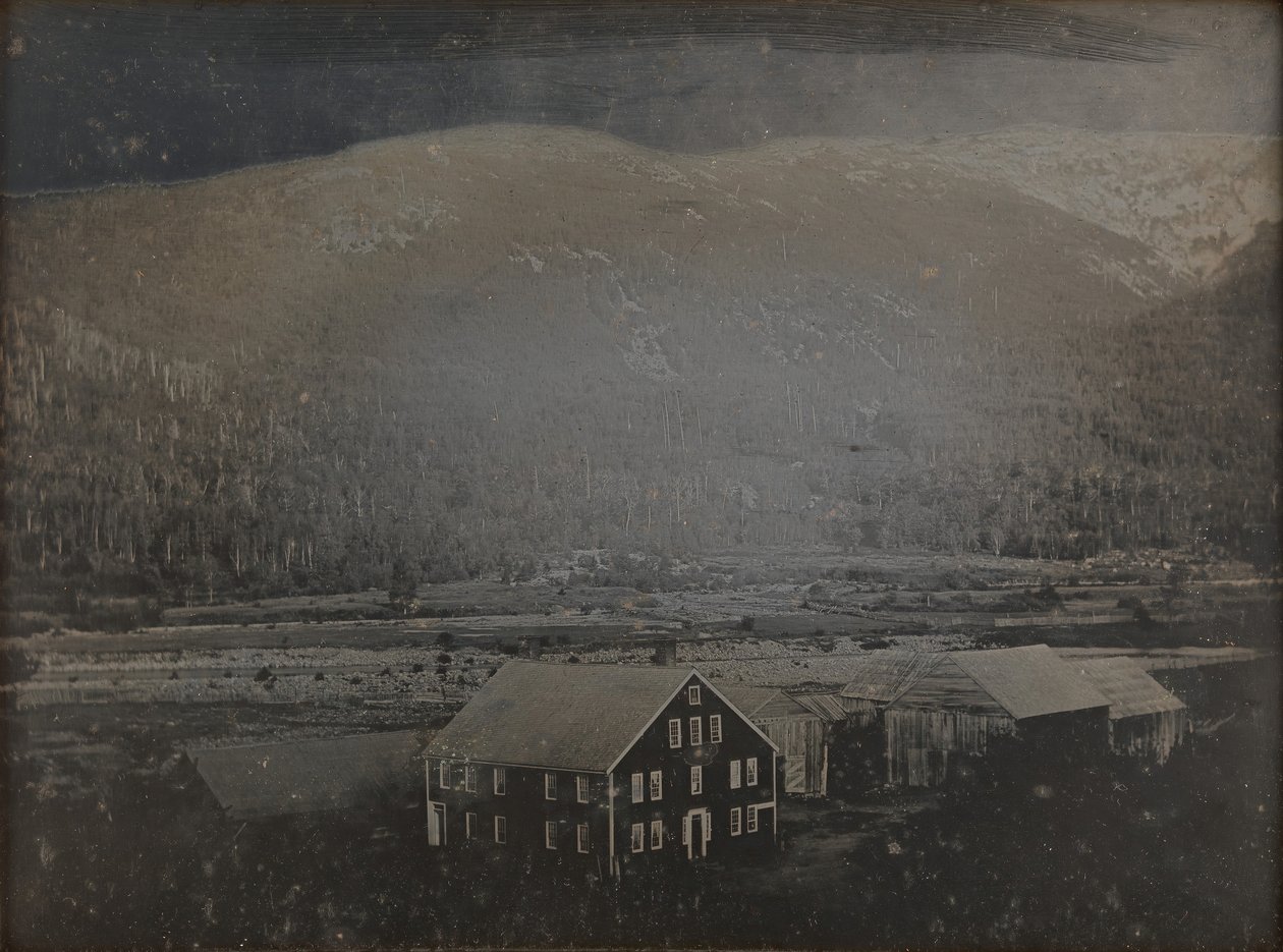 Utsikt i New Hampshire, 1840-41. av Samuel Bemis