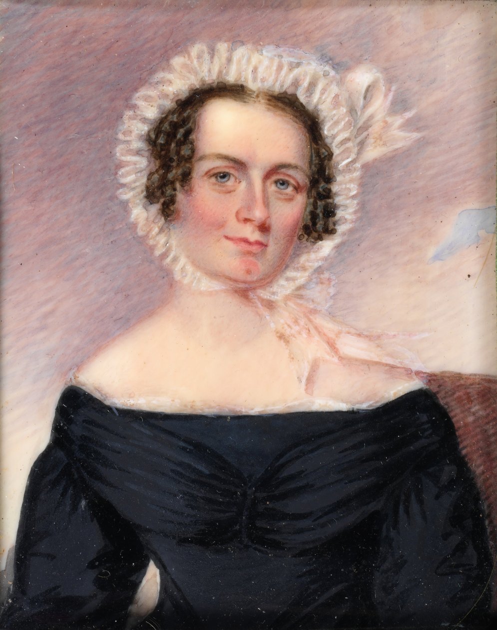 Porträtt av en dam, 1837. av Samuel Broadbent