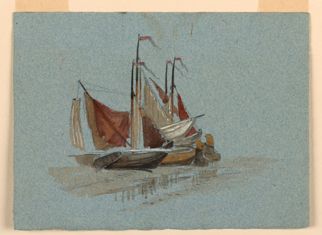 Fiskarnas segelbåtar av Samuel Colman