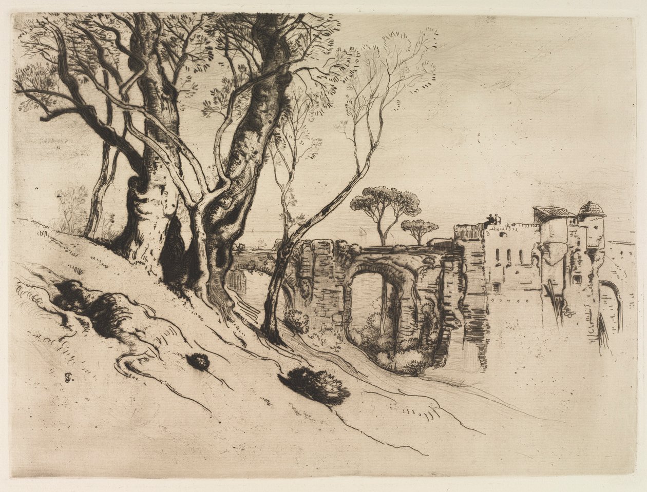 Rivierans olivträd, ca. 1875. av Samuel Colman