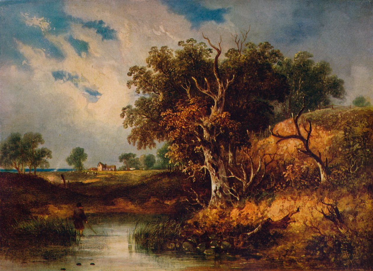 Landskap, 1855 av Samuel David Colkett