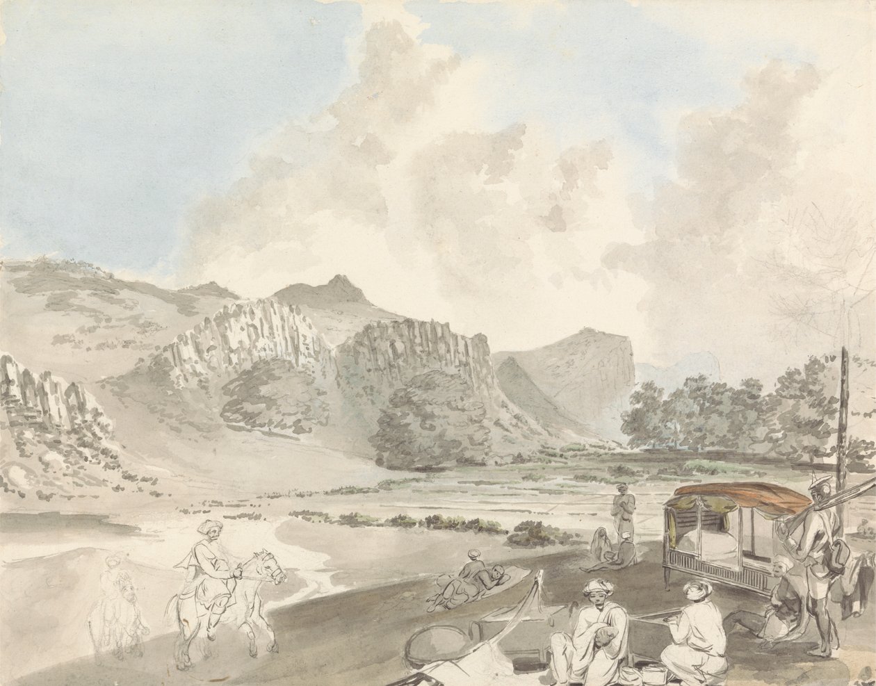 I Indien, i mars av Samuel Davis