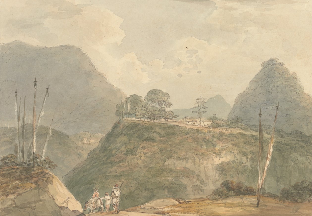 Byn Bugdaur [Buxa Duar] [Tibet] av Samuel Davis