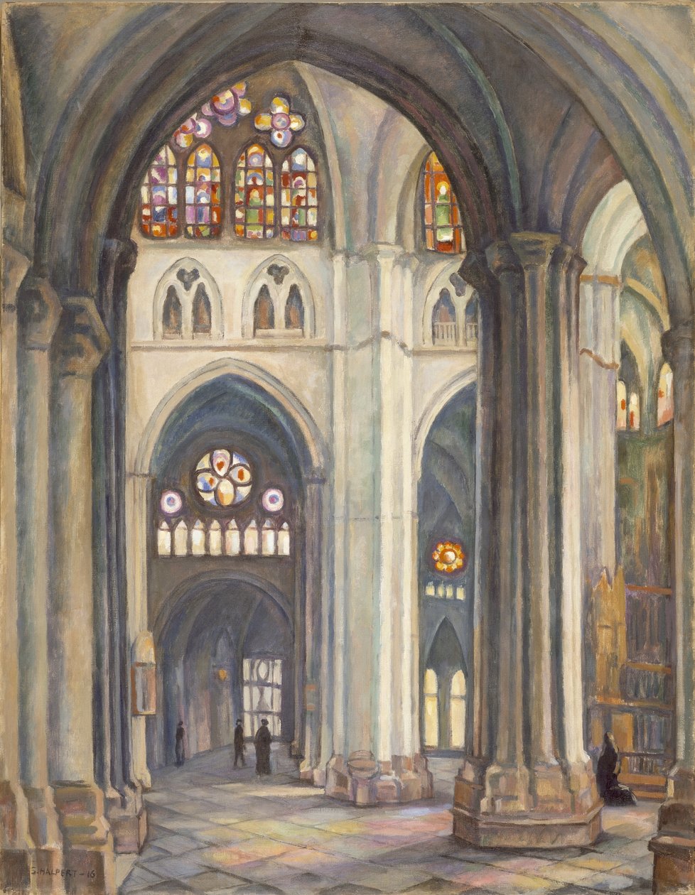 Toledo katedral, 1916 av Samuel Halpert