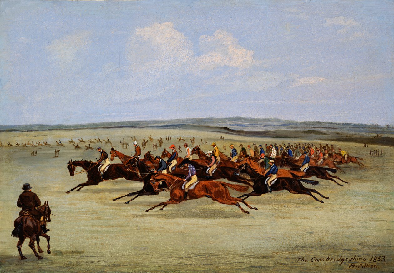 Cambridgeshire Stakes, 1853 av Samuel Henry Alken