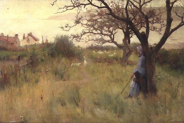 Gåsflickan av Samuel Henry William Llewelyn