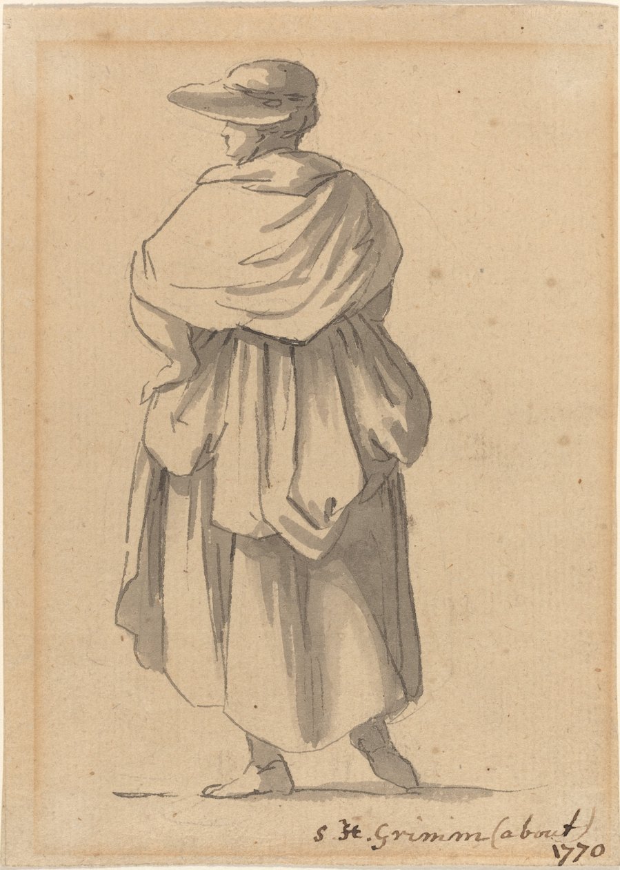 En bondkvinna av Samuel Hieronymus Grimm
