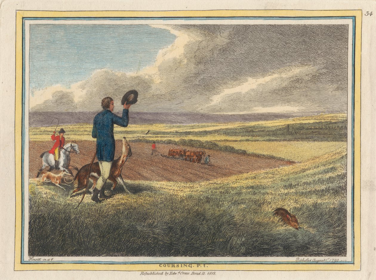 Coursing, tavla 1 av Samuel Howitt
