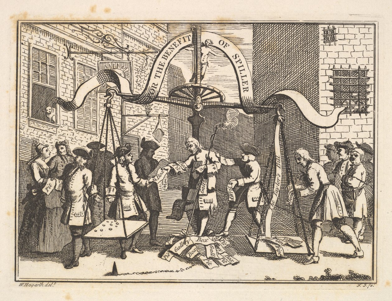 Förmånsbiljett för spelare, 1788. av Samuel Ireland