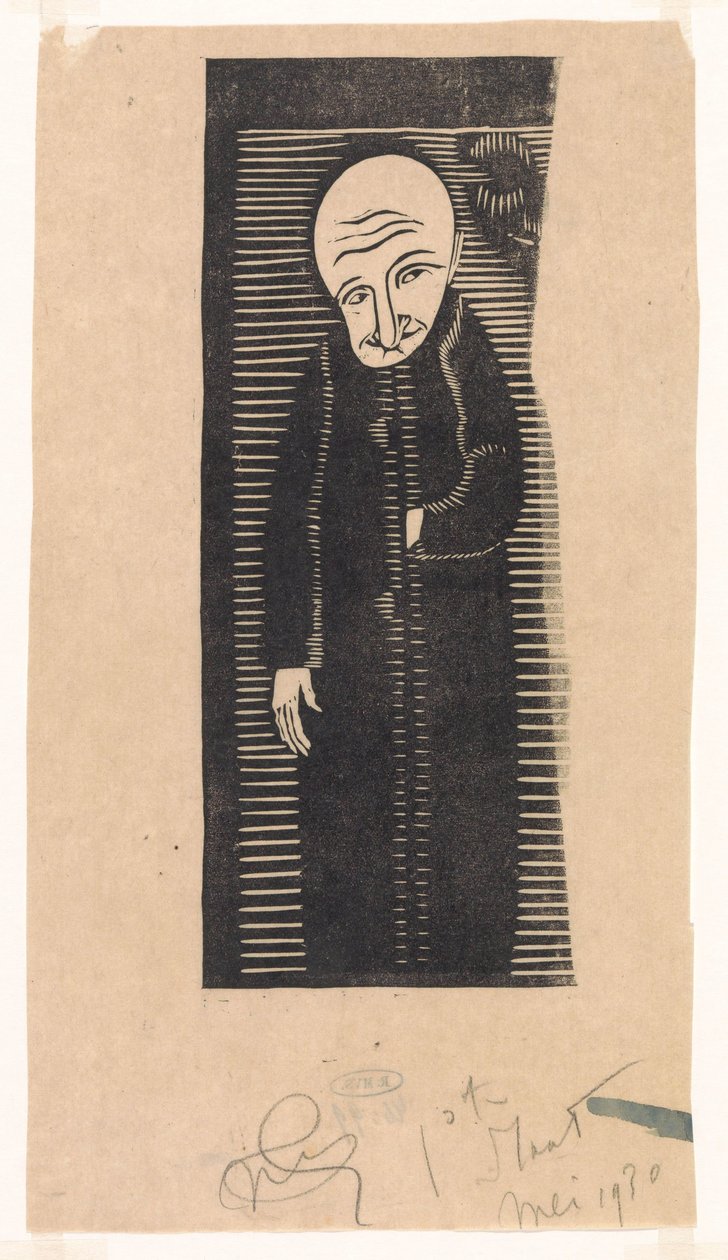 svart hjärta av Samuel Jessurun de Mesquita (signed by artist)