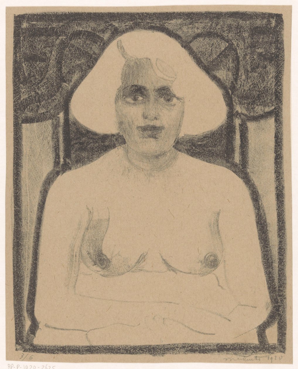 kvinnlig torso av Samuel Jessurun de Mesquita