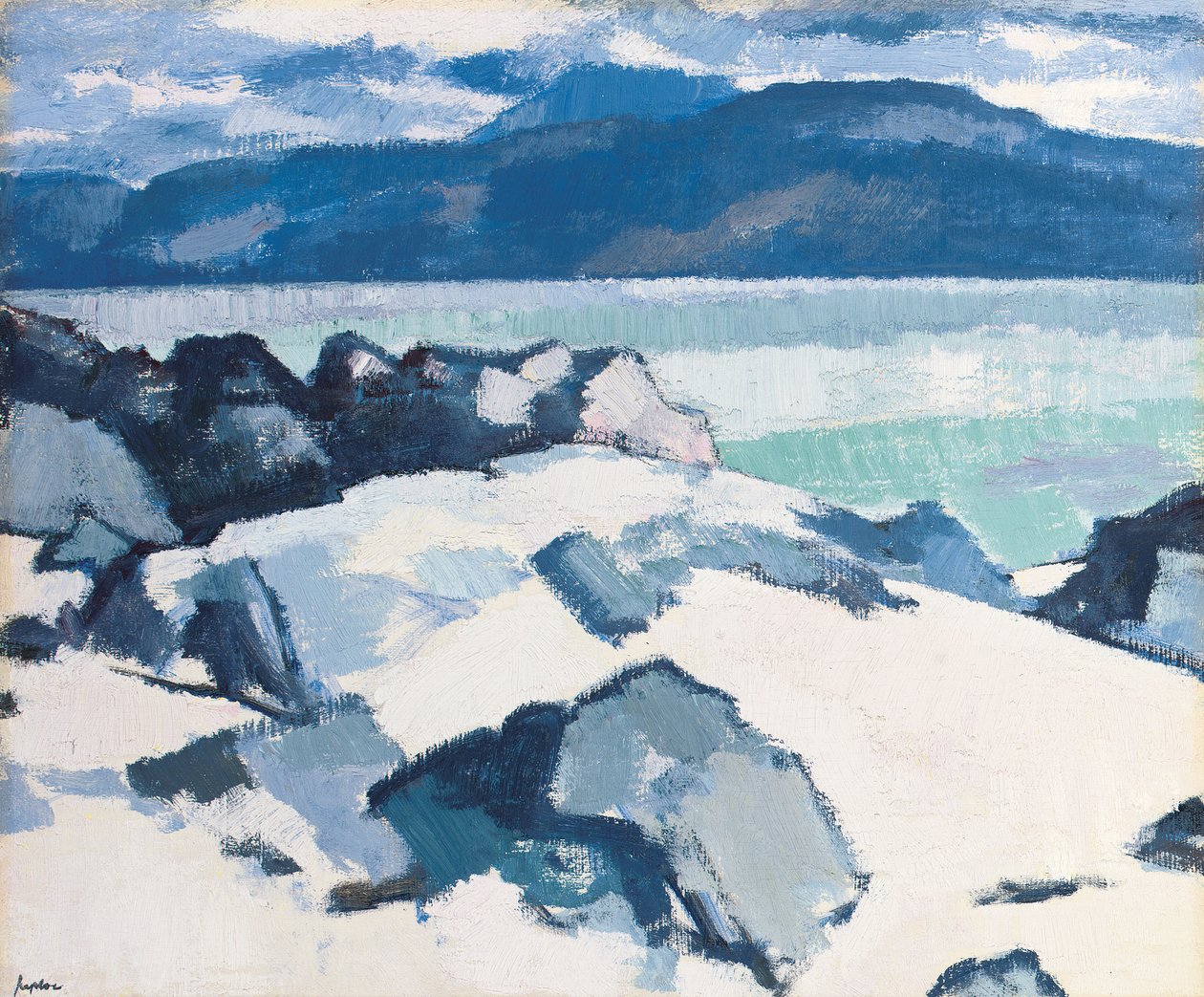 Ben More, Mull, från Iona av Samuel John Peploe