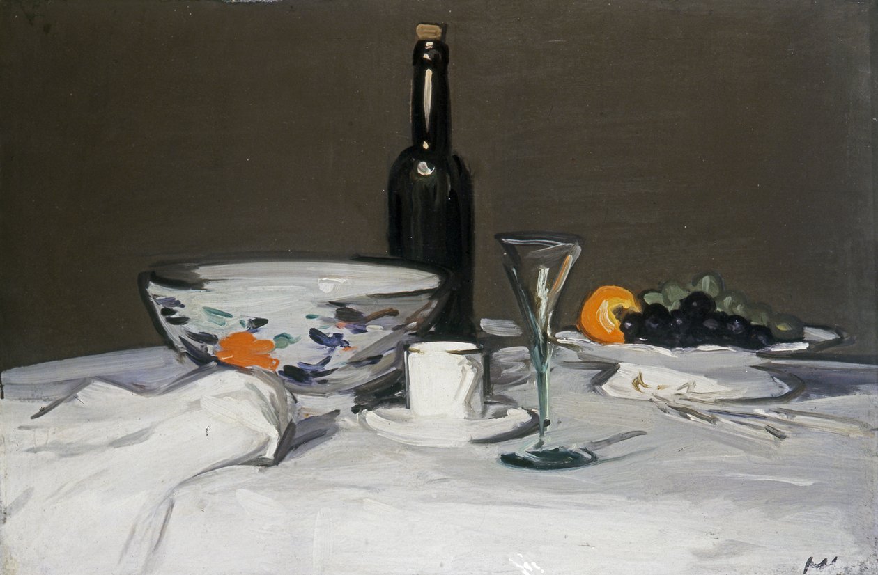 Den svarta flaskan, ca 1905 av Samuel John Peploe