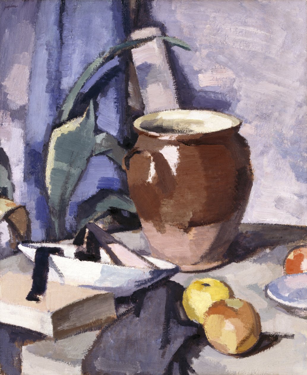 The Brown Crock (olja på duk) av Samuel John Peploe