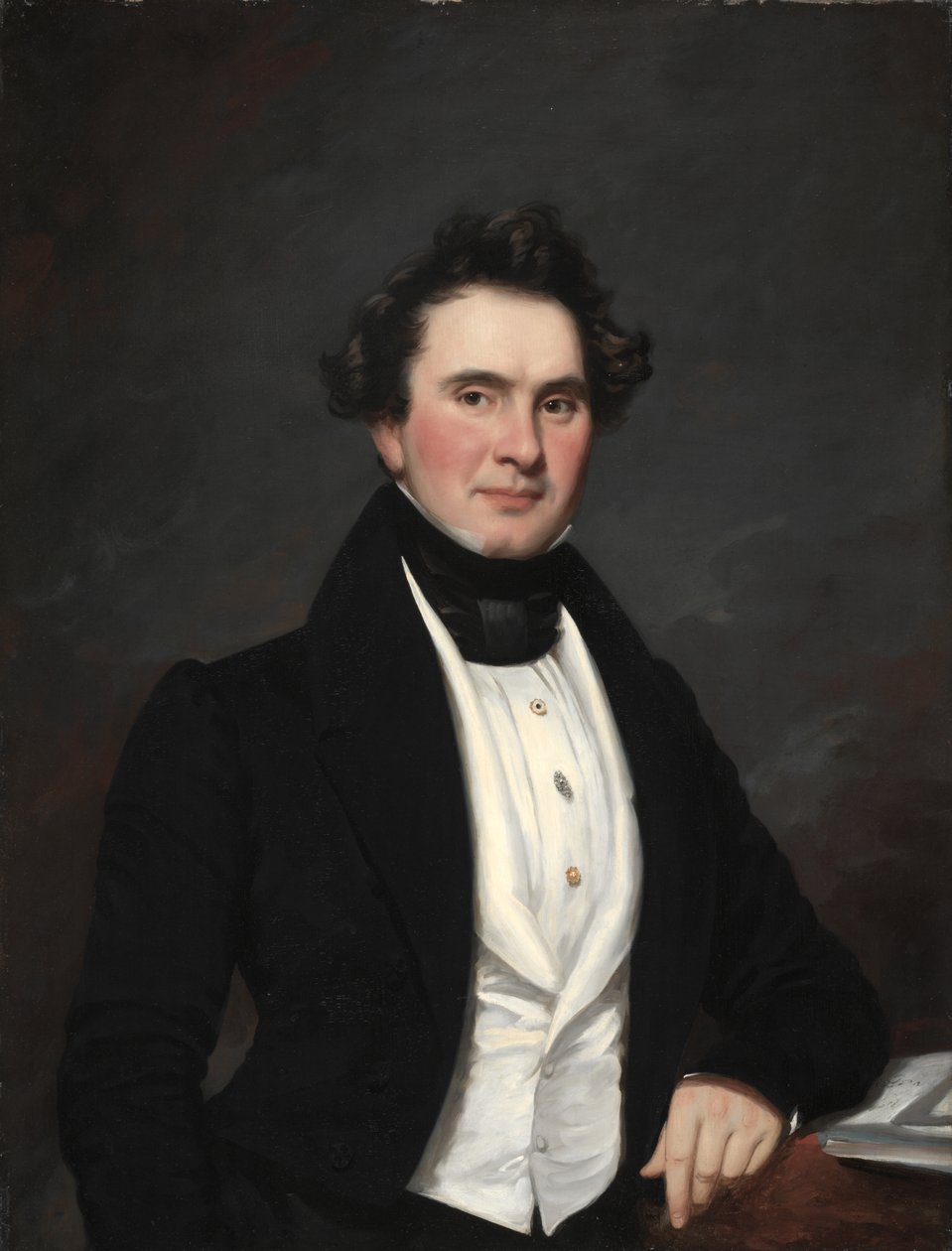 Porträtt av en man av Samuel Lovett Waldo