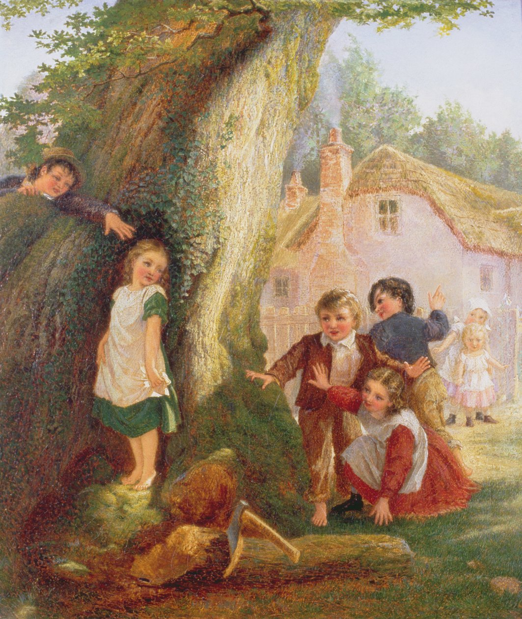 Gömma sig, 1869 av Samuel McCloy