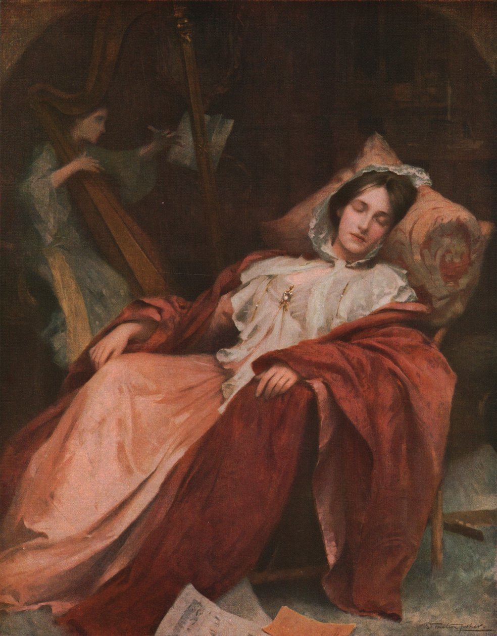 Drömmar, sent 1800-tal, c1930. av Samuel Melton Fisher