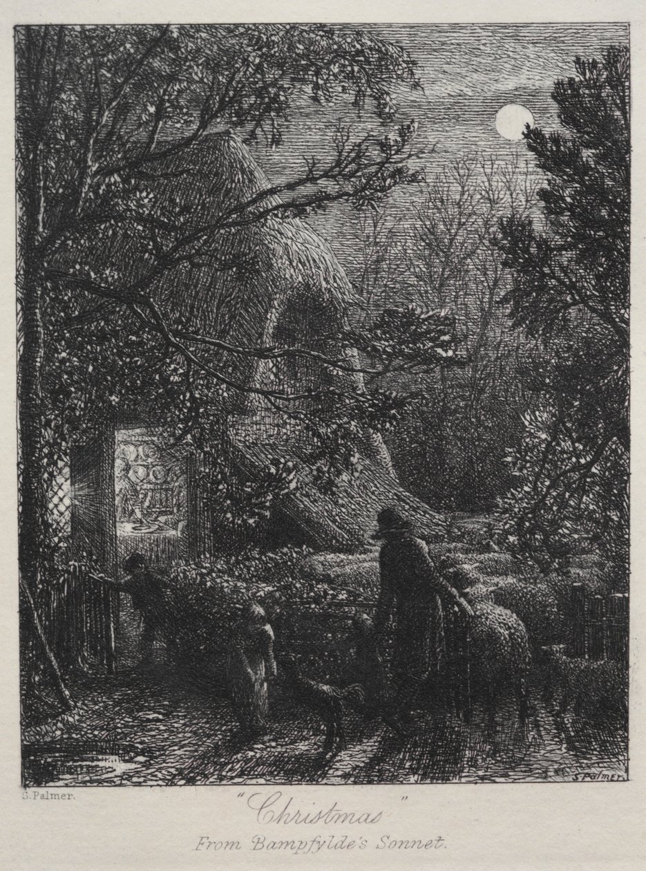 Jul (fälla det sista fåret) av Samuel Palmer