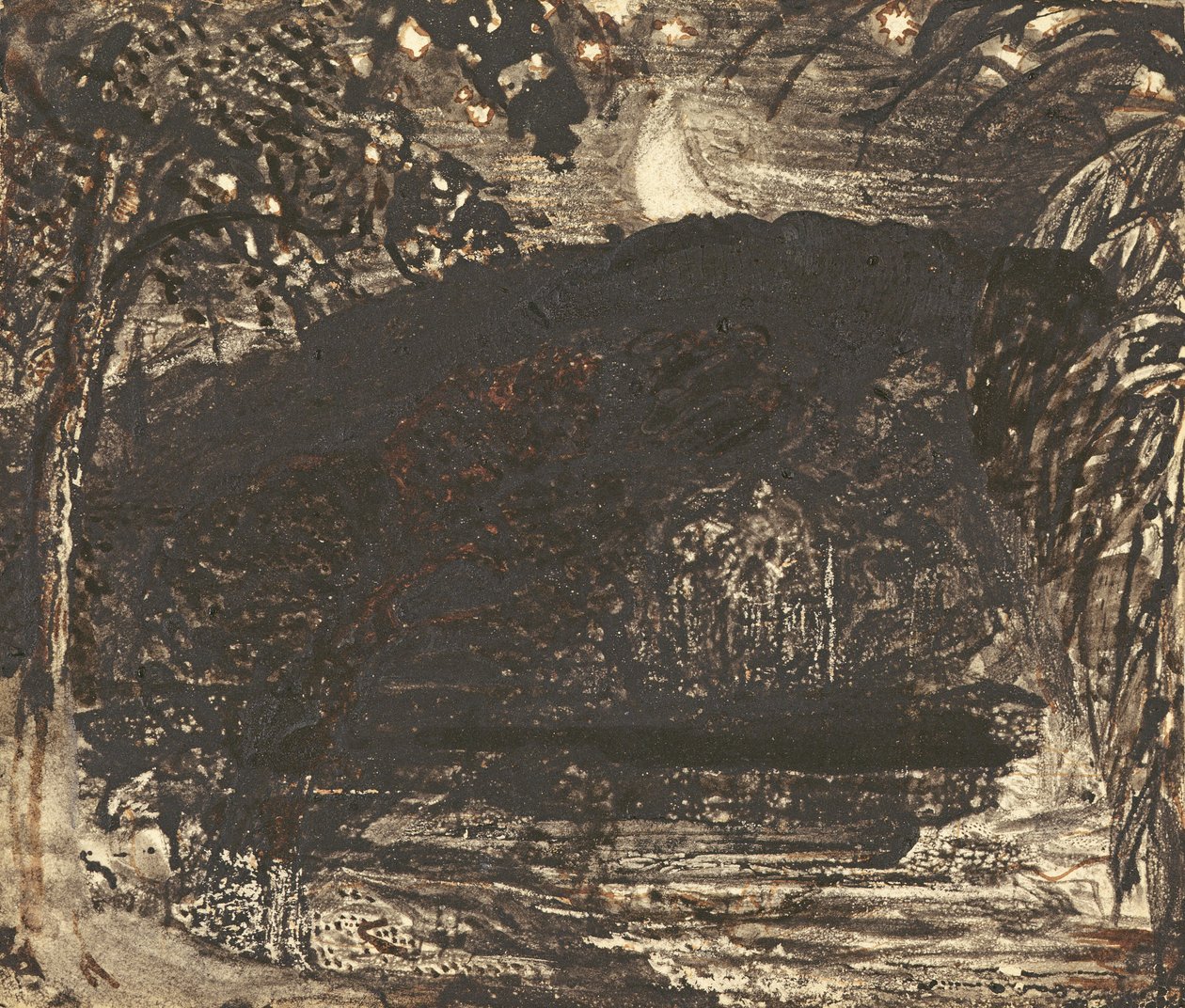 Månuppgång av Samuel Palmer
