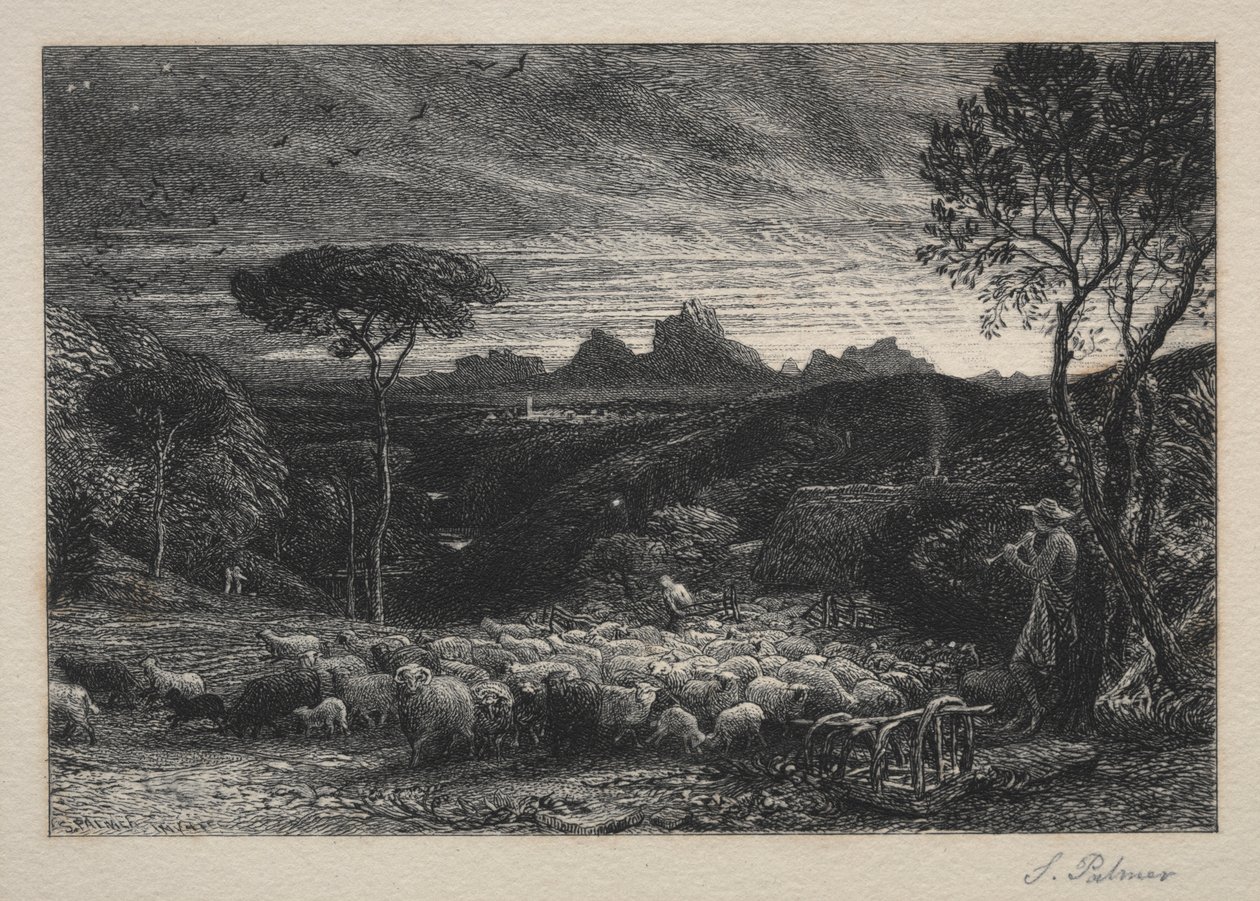 Öppna vecket av Samuel Palmer