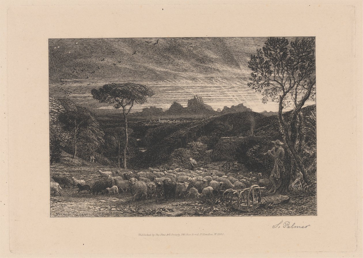 Öppna vecket av Samuel Palmer