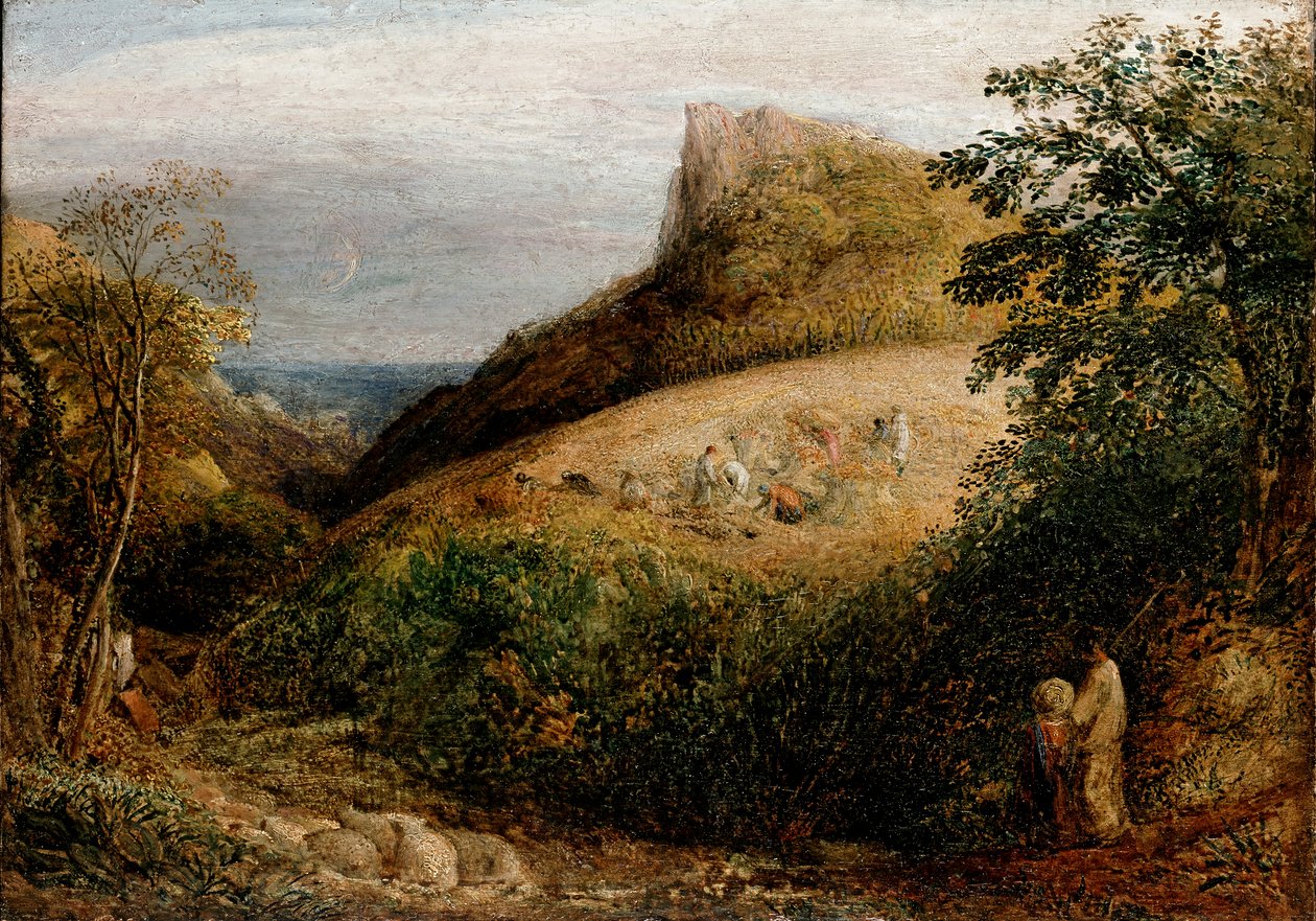 Pastoral scen, c1833-1835 av Samuel Palmer