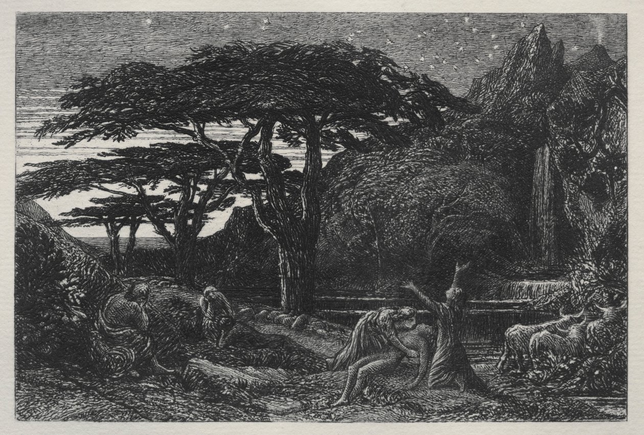 Cypress Grove, 1883. av Samuel Palmer