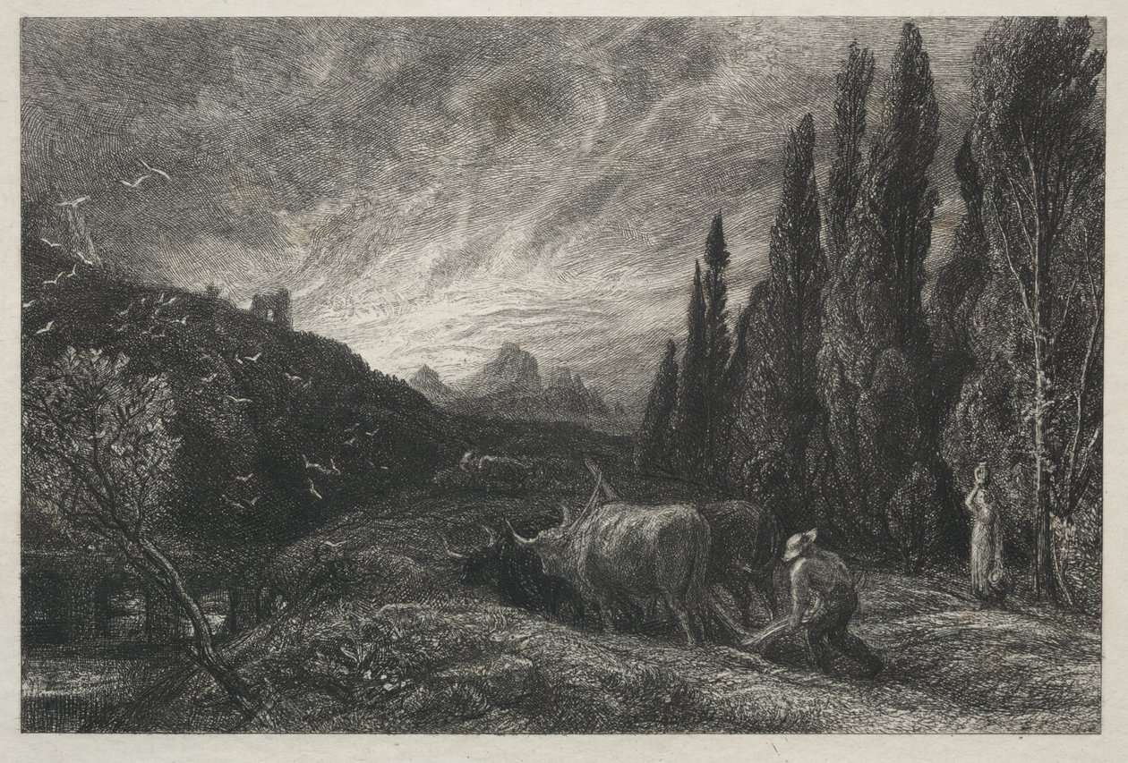 Den tidiga plogmannen av Samuel Palmer