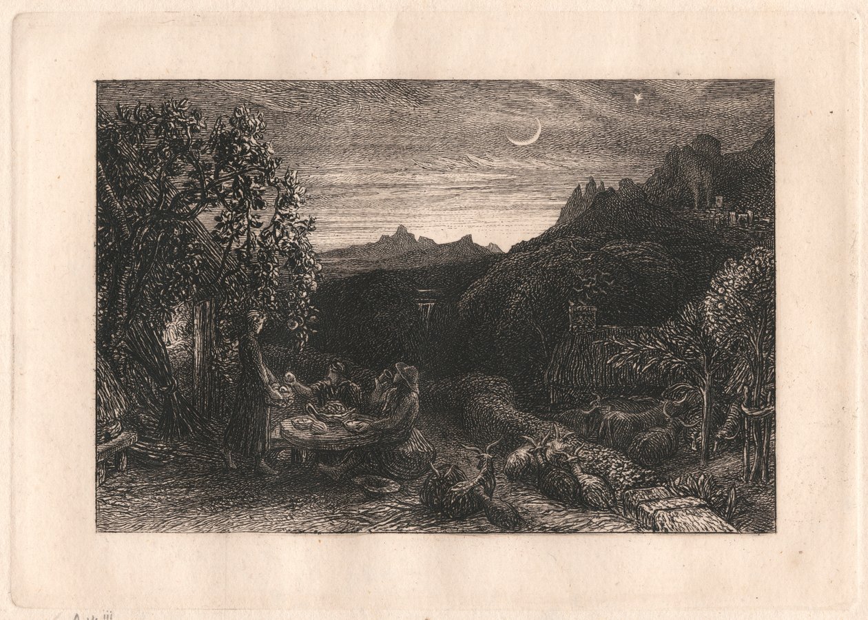 The Homeward Star av Samuel Palmer