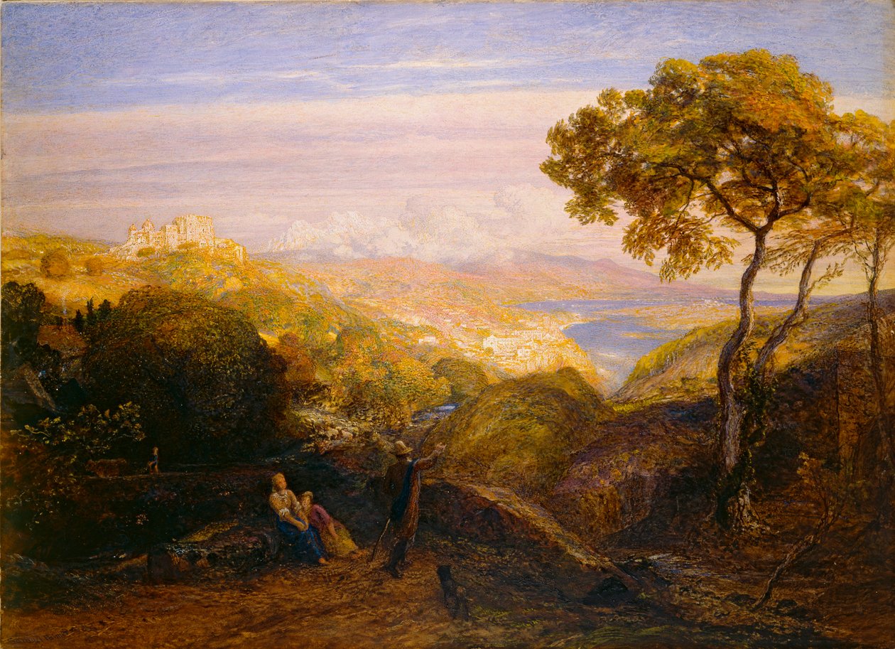 Utsikten, 1864-1881 av Samuel Palmer