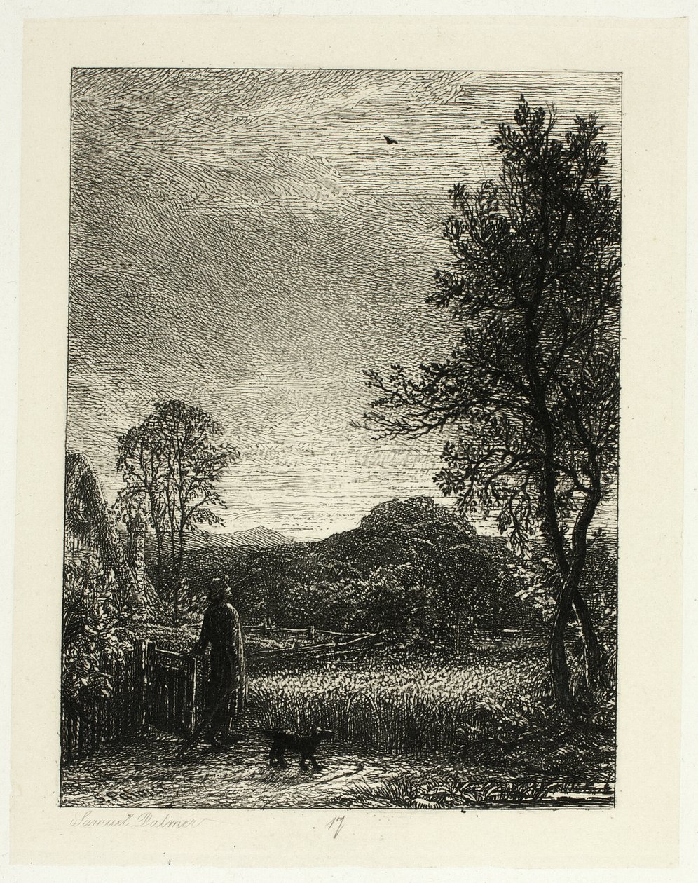 The Skylark av Samuel Palmer