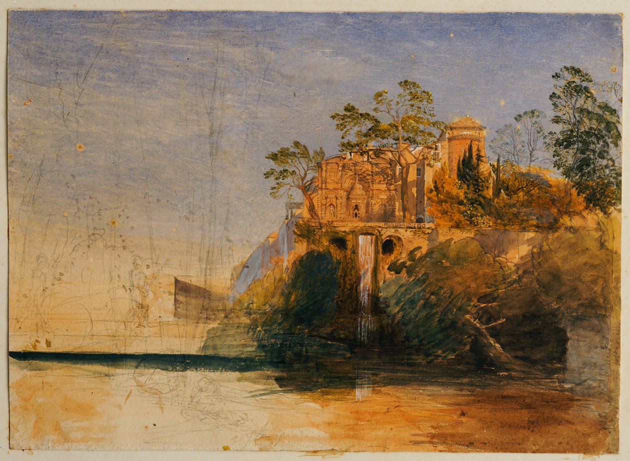 Vattenorganet, Tivoli av Samuel Palmer