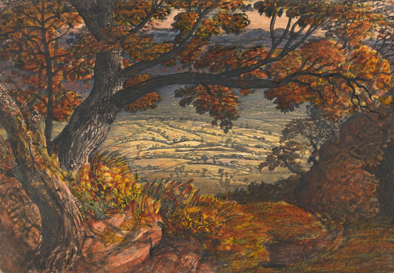 The Weald of Kent av Samuel Palmer