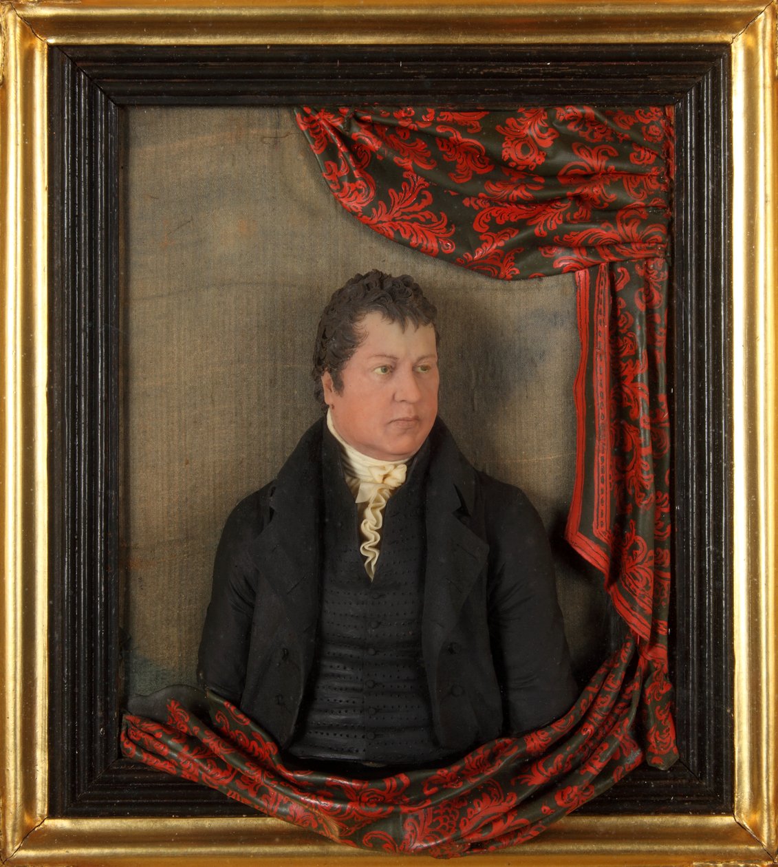 Porträtt av William Cowdroy, ca 1810 (vax) av Samuel Percy