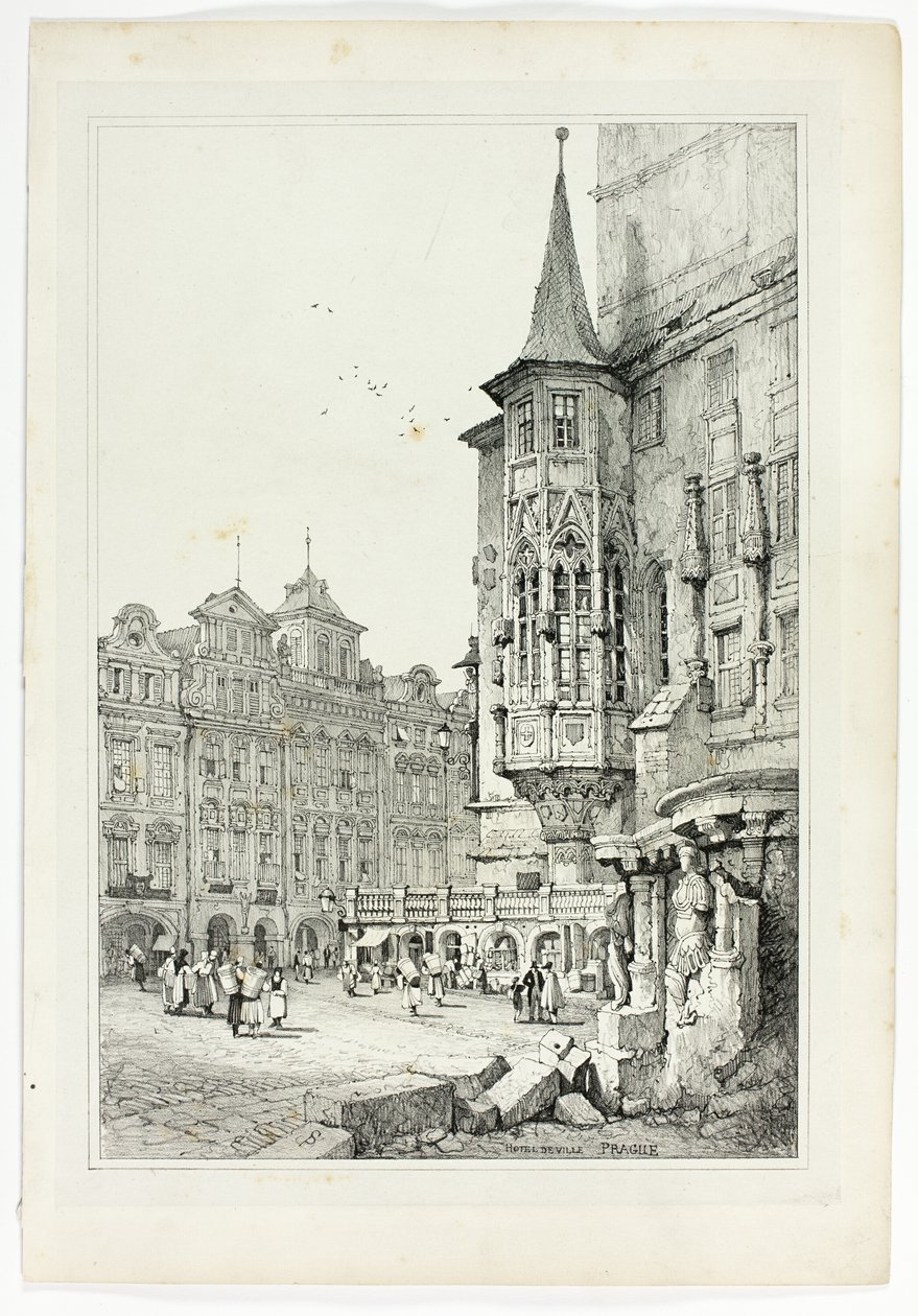 Stadshuset, Prag av Samuel Prout
