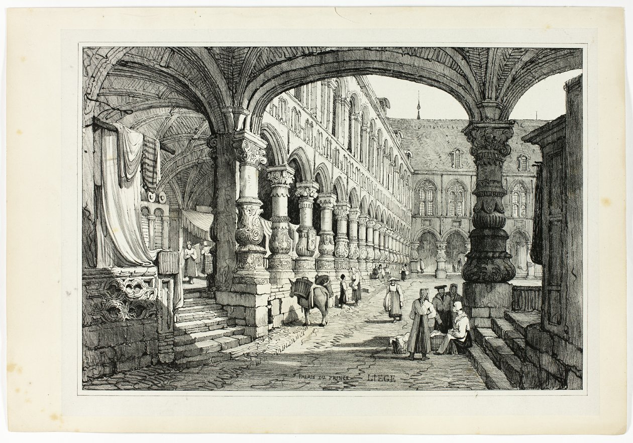 Prinsens palats, Liège av Samuel Prout