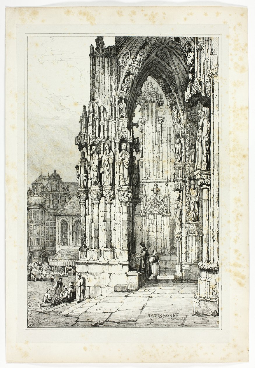 Regensburgs katedral av Samuel Prout
