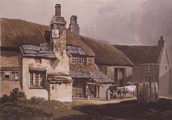 Rudiment of Landscape, pl. 52 (etsning) av Samuel Prout