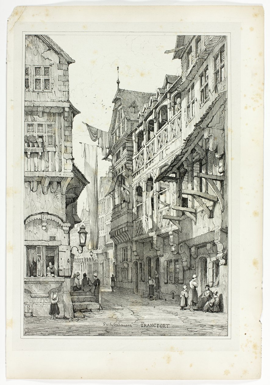 Sachsenhausen Frankfurt av Samuel Prout