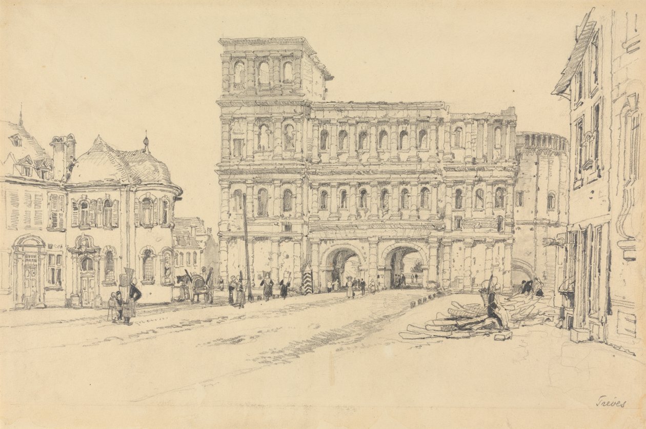 Porta Nigra, Trier av Samuel Prout