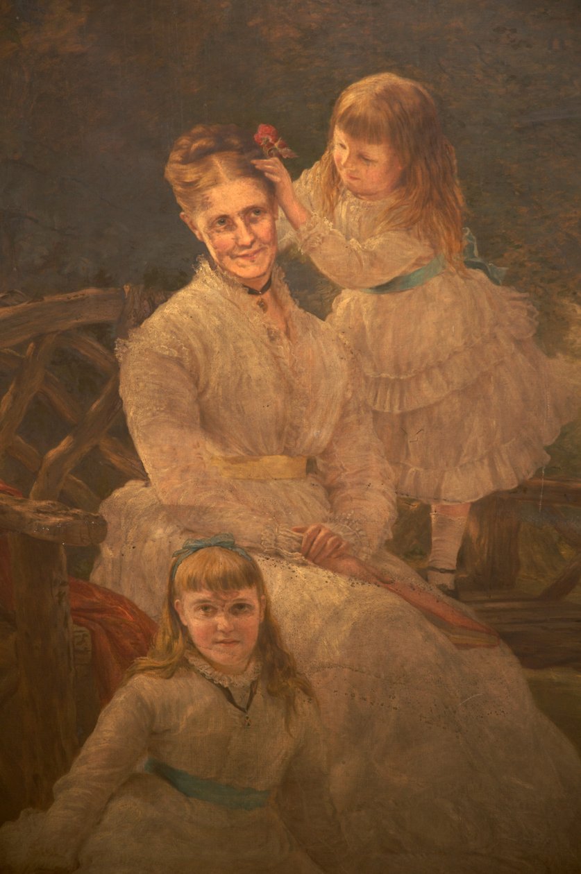 Familjegrupp, c.1875-95 av Samuel Sidley