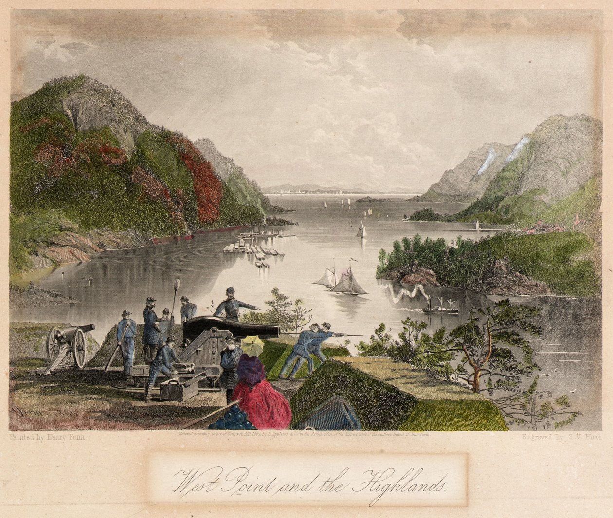 West Point och högländerna av Samuel Valentine Hunt