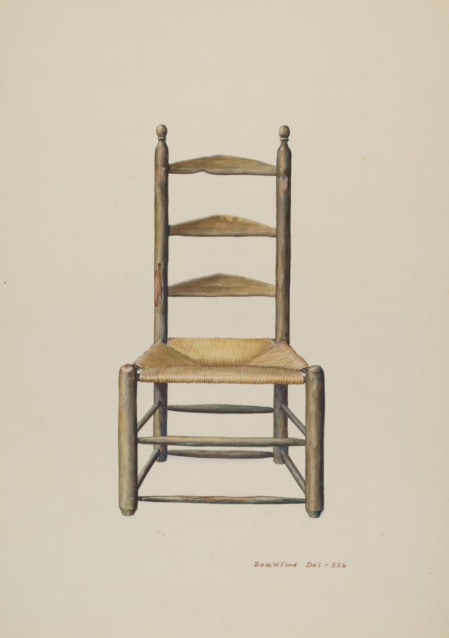 Pennsylvania Ladder Back Chair av Samuel W. Ford