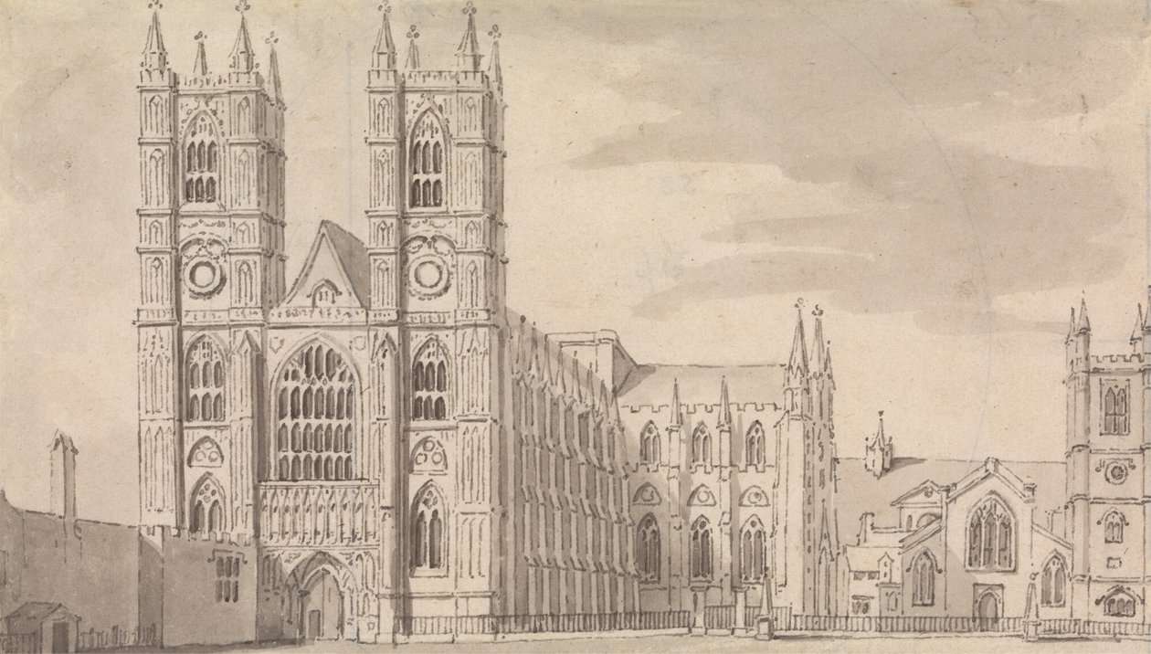 Westminster Abbey av Samuel Wale