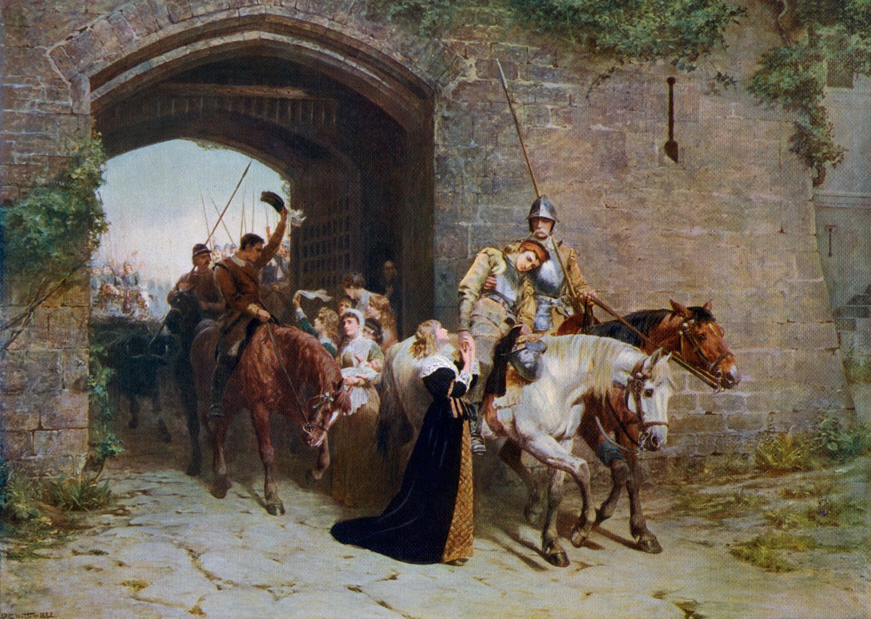 "Älsklingar och fruar", 1882, 1912. av Samuel Waller