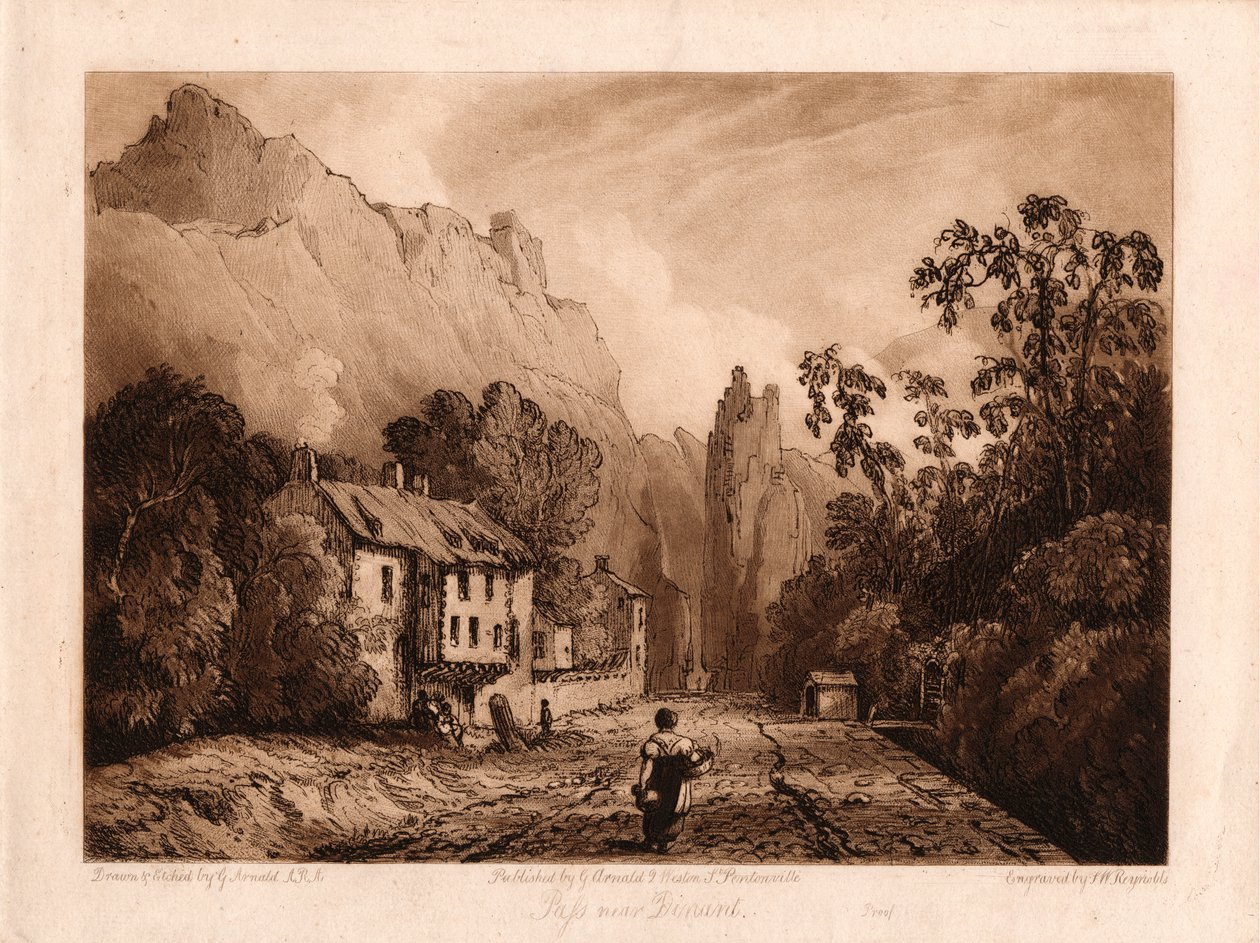 Passera nära Dinant av Samuel William Reynolds