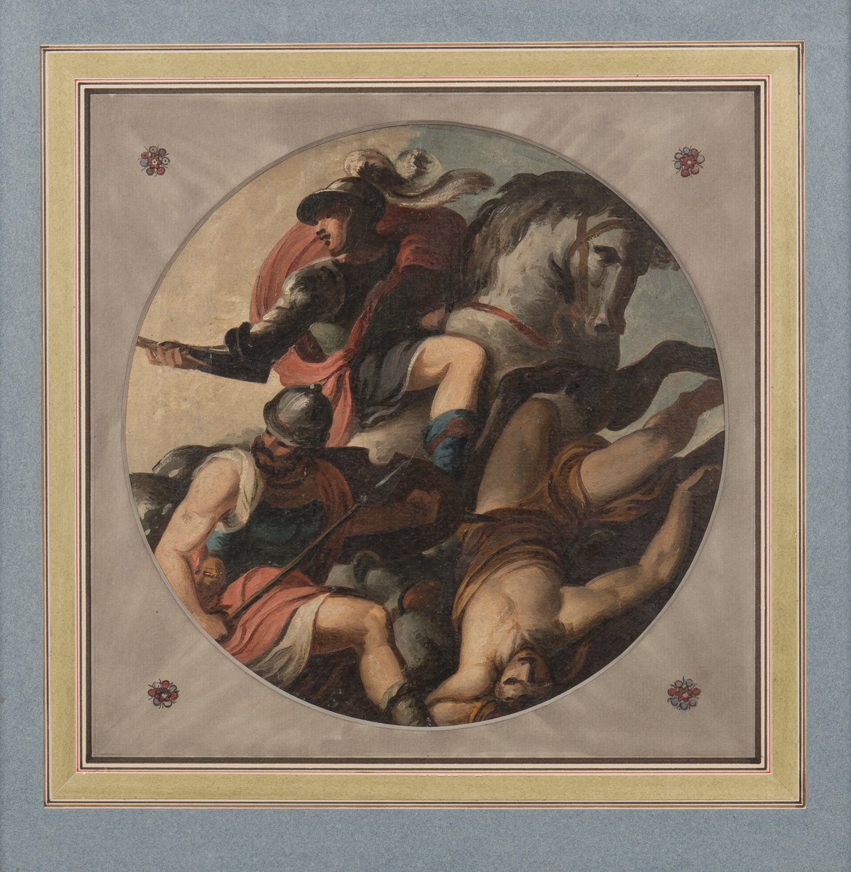 Takrondell (olja på papper) av Samuel Woodforde