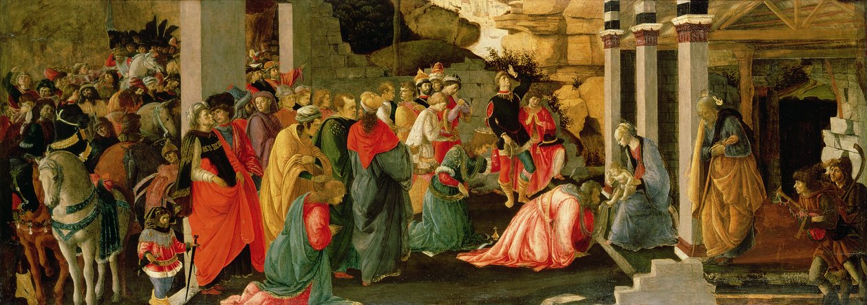 Adoration of the Magi, c.1470 (tempera på panel) av Sandro Botticelli